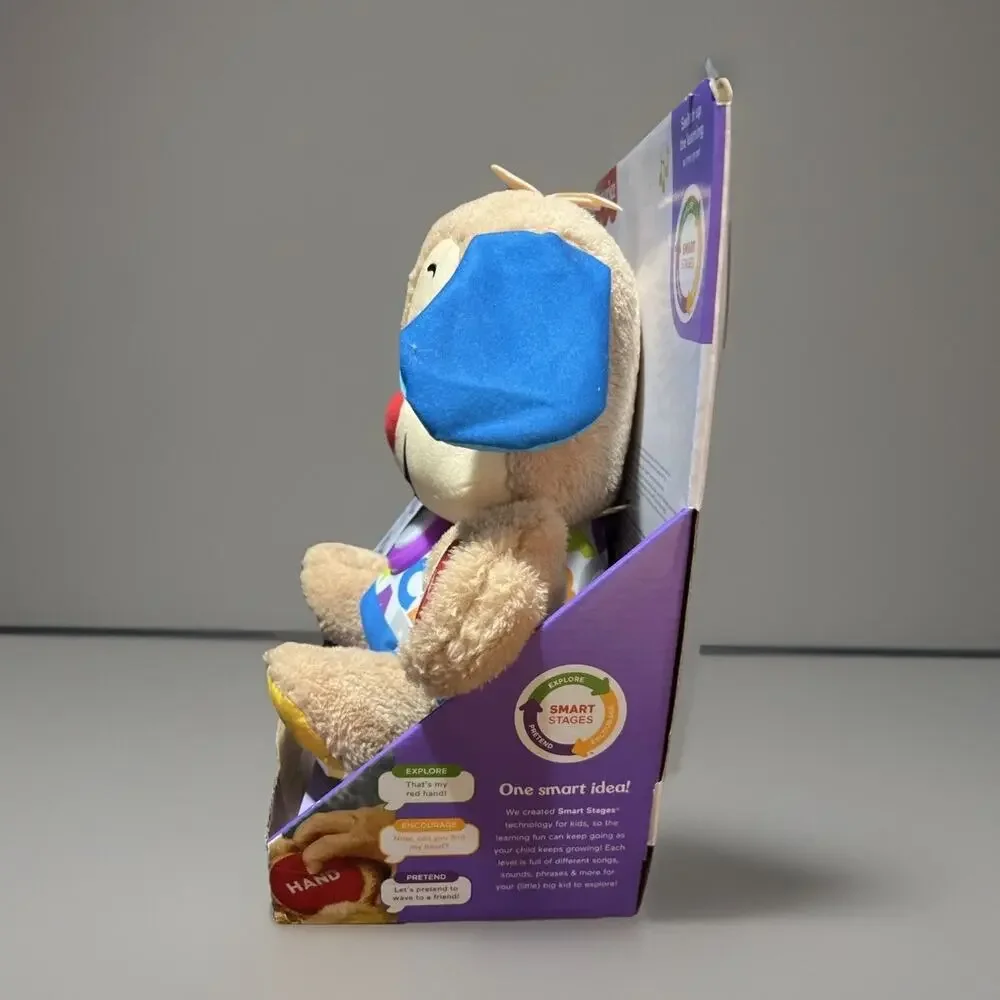 NEW Fisher-Price Laugh & Learn Smart Stages Puppy Interactive Plush Toy NIB